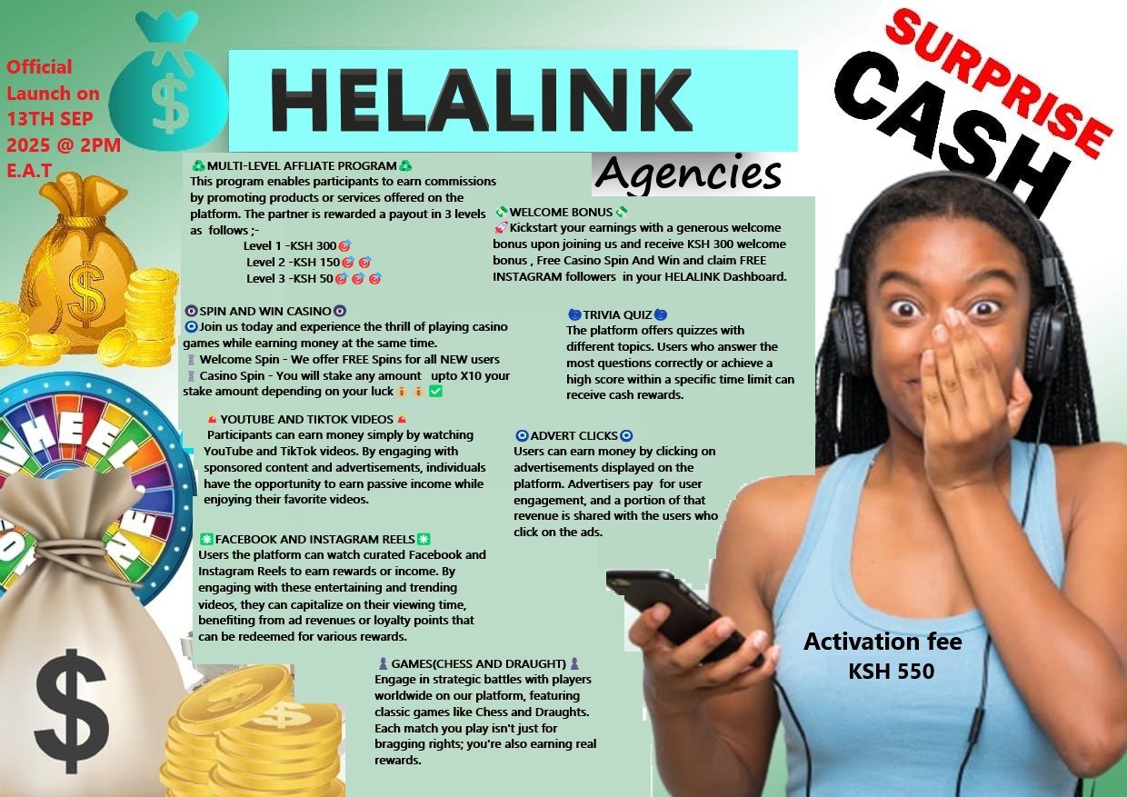 HELALINK RWANDA-MAKE MONEY ONLINE